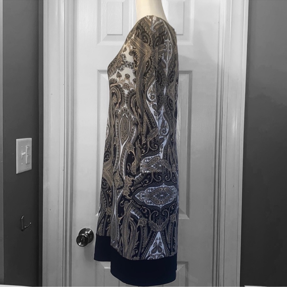 Michael Michael Kors Solid Border Paisley Shift D… - image 5